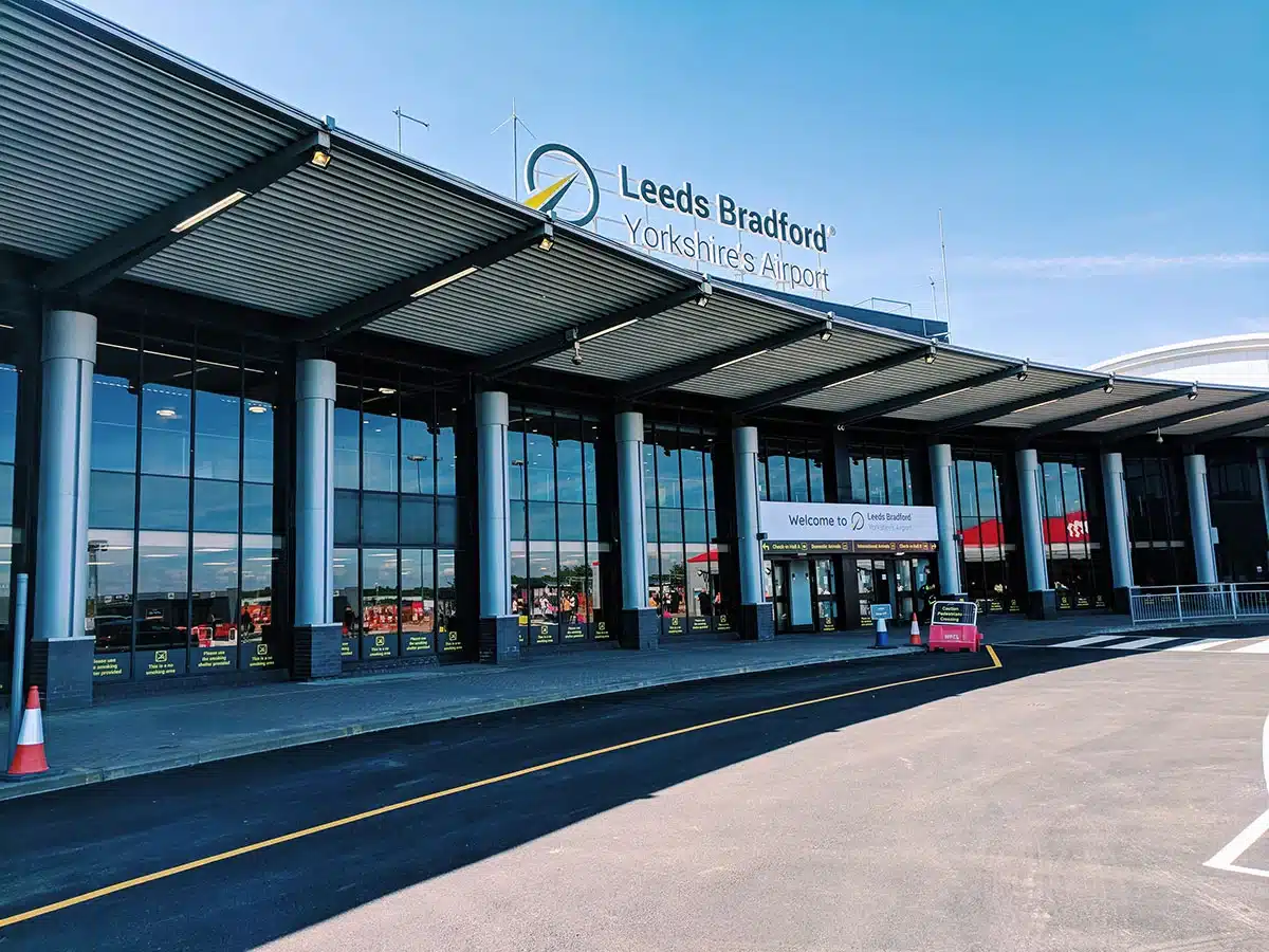 Leeds Bradford Airport terminal exterior