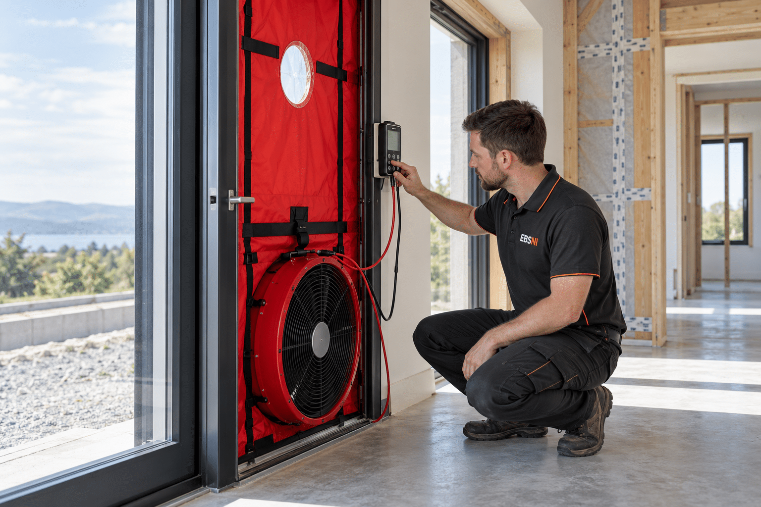 Illustrative imagery for Airtightness Testing