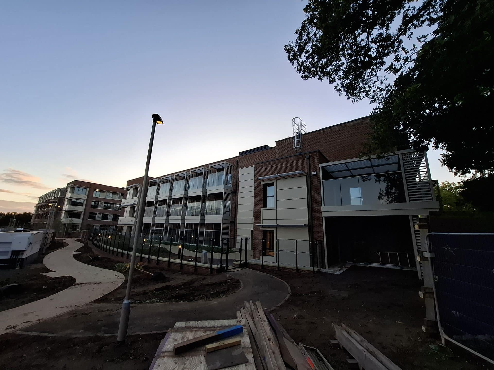 Steppingley Road Senior Living Village site and building exterior
